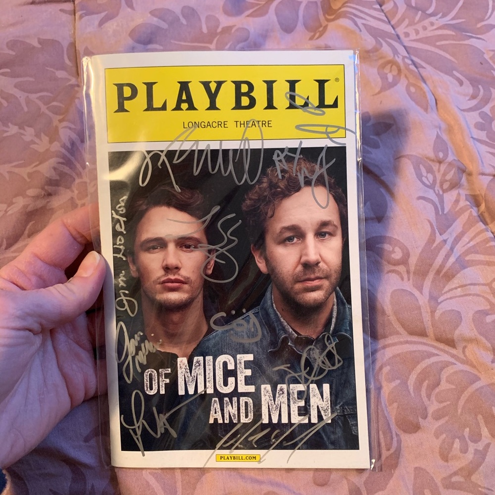Of Mice and Men Signed Playbill